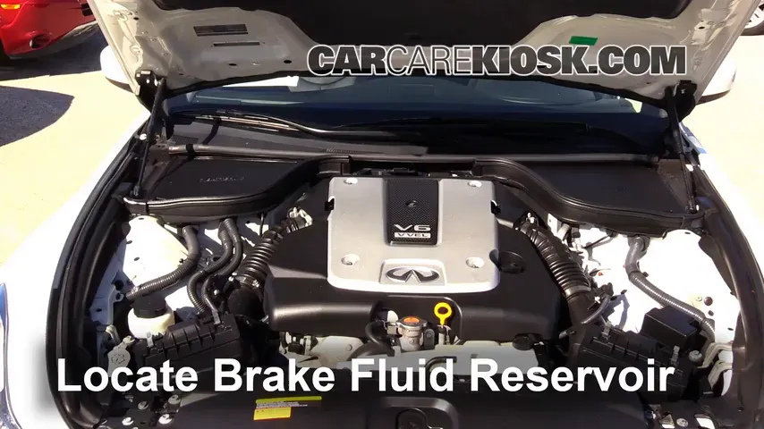 2013 Infiniti G37 X 3.7L V6 Coupe Brake Fluid
